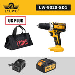 LYUWO Rechargeable Electric Hand Drill, Pistol Drill, Electric Screwdriver, Household Impact Hand Drill Tool,Use MT Battery