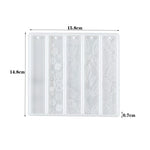 Rectangle Bookmark Epoxy Resin Silicone Mold Casting Mould For DIY Transparent Craft Keychain Jewelry Making Supply Accessories