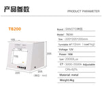 New SANOTO Photo Studio Photography Light Box Softbox Built-in Rotating Turntable For Jewelry Photography Video 3D Scanning