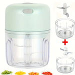 Electric Kitchen Food Chopper Mini Garlic Masher Crusher