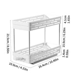 Double Layer Pull-Out Seasoning Bottle Spice Rack - Multifunctional Drawer Cabinet