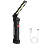Portable COB Magnetic LED Flashlight - USB Rechargeable