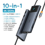 USB C HUB - 4K 60Hz Type C to HDMI RJ45 Ethernet