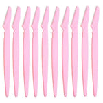 10 Pcs Woman Makeup Eyebrow Trimmer Blade Shaver Portable Face Razor Eye Brow Epilation Hair Removal Cutters Safety Razor