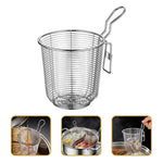 Strainer Basket Mesh Pasta Noodle Food Spoon Scoops Pot Stainless Steel Skimmer Hot Spider Spaghetti Fine Cooking Handle Metal