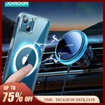 Joyroom Wireless Charging Magnetic Car Phone Holder Wireless Charger For iPhone 14 13 12 Pro Max Bluer Light Phone Holder In Car