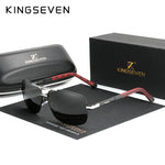 KINGSEVEN Classic Pilot Men’s Sunglasses Brand Design Polarized UV400 Women Fashion Glasses Driving Rectangle Frame Eyewear