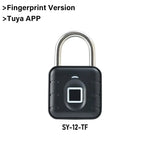 Electronic Lock Tuya Bluetooth Fingerprint Padlock Digital Luggage Lock APP Temporary Password Remotely IP67 Decompression Toys