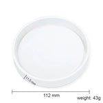 Tray Silicone Mold DIY Crystal Square Round Hexagon Coaster Silicone Mold Plate Storage Holder Epoxy Resin Mold Home Decoration