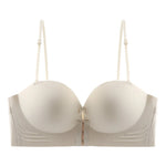 FINETOO Front Closure Sexy Push Up Bra Women Invisible Bras Underwear Lingerie For Female Brassiere Strapless Seamless Bralette