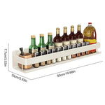 Aluminum Wall-Mounted Spices Rack - Multifunctional Shelf