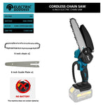 Mini Chainsaw for Makita 18v (No Battery) Woodworking with Small Handheld Electric 6-inch Logging Sawzall Mini Portable Chainsaw