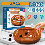 Track Logic Chess Battle - Black and White Brain Boosting Board Game