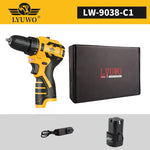 LYUWO 16.8V Brushless Electric Drill 35NM Cordless Drill Mini Electric Screwdriver Lithium Ion Battery Home Electric Drill