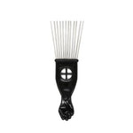 Afro Fork Comb Stainless Steel Wide Teeth Hairdressing Brush
