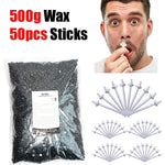 Wax bean Portable Painless Nose Wax Kit For Men/Women Nose Hair Removal Wax Set Paper-Free Nose Hair Wax Beans Cleaning Wax Kit