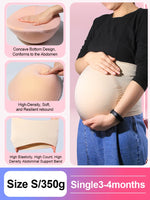 LERVANLA Memory Foam Fake Belly Fake Pregnant Belly Props Transformation Belly Light Cotton Unisex Belly