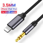 3.5mm Jack Aux Cable Car Speaker Headphone Adapter for iPhone 15 14 13 12 11 Pro Audio Splitter Cable for IOS 14 Above Converter