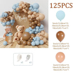 Dusty Blue Sage Green Balloons Garland Arch Kit