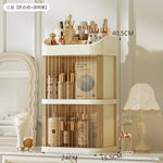 Makeup Storage Box Large Capacity Dressing Table Storage Rack Dust-proof Cosmetic Organizer Cosmetics Containe Drawer Organizer