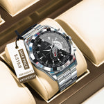 Business Military Waterproof Luminous Man Wristwatch - 1801