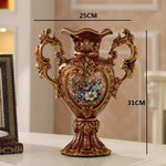 Luxury Palace Resin Vase Ornaments