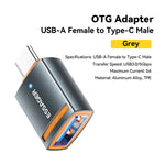Essager USB3.0 OTG Adapter Type-C USB-A Micro Female to USB Micro iP Type-C Male