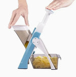 Adjustable Slicer Stainless Steel Vegetable Slicer Shred Safe Vegetable Dicer Onion Carrot Slicer