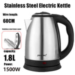 Stainless Steel Electric Kettle - Rust Resistant - 1.8L 220V