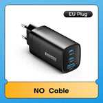 ASOMETECH GaN USB Type C Charger 65W 45W PPS PD QC4.0 Quick Charger For Macbook Laptop IPAD Tablet iPhone 14 Samsung S23 Ultra