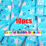 10-30pcs Bubble Machine Supplement Liquid Colorful Bubble Concentrated Granules 10pcs ≈ 500ml Bubble Gun Supplement Granules