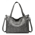 Luxury Soft Leather Casual Tote Bag