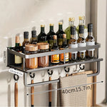 Wall-Mounted Shelf - Multifunctional Kitchen Spice Storage Solution