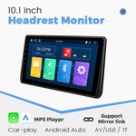 Car Headrest Monitor - IPS 1280*720 Display - Carplay Android auto Mirror