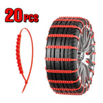 Anti-Skid Snow Chains - Winter and Bad Terrain Wheels
