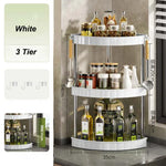 Spice Rack - Shelf Countertop - Corner Multifunctional Seasoning Rack