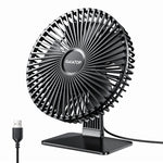 GAIATOP Desk Fan Portable USB Fan 90° Adjustable Cooling Fan Mute 4 Speed Adjustment Ultra Quiet Suitable For Home Desk Office