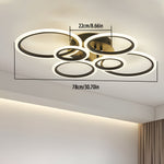 1pc Modern Dimmable LED Ceiling Light - Sleek Circular Design with Adjustable Shade, Semi-Embedded Mount for Living Room, Bedroom, Office, Restaurant - Includes Installation Hardware, Metal Fixture, 85V-265V, Residential Ligh