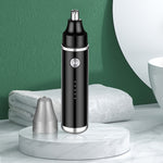 MIGUAN Electric Nose and Ear Hair Trimmer, Painless Eyebrow & Facial Hair Removal, USB Rechargeable with 500mAh Lithium Battery, Compact Design for Men and Women
