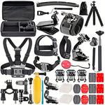 Sports Camera Accessory Kit For GoPro Hero 11 10 9 8 7 6 5 4 3+ 2/ GoPro Max/ GoPro Fusion/ Insta360/DJI Osmo Action 1 2 3 4/ AKASO/ Sjcam/ YI/ Soocoo/ EKEN Action Camera Accessories Outdoor Photography Stabilizer