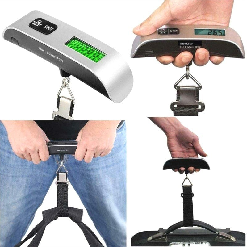 Luggage Scale, Electronic Scale, Portable Scale, Hook Scale, Parcel Scale, 50KG Mini Hanging Scale, Portable Spring Lifting Scale, Fishing Scale