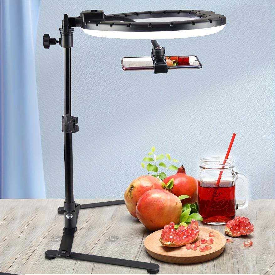 26.01cm LED Ring Light with Tripod Stand - USB Powered, Ideal for Selfies, Photography & Video Live Streaming