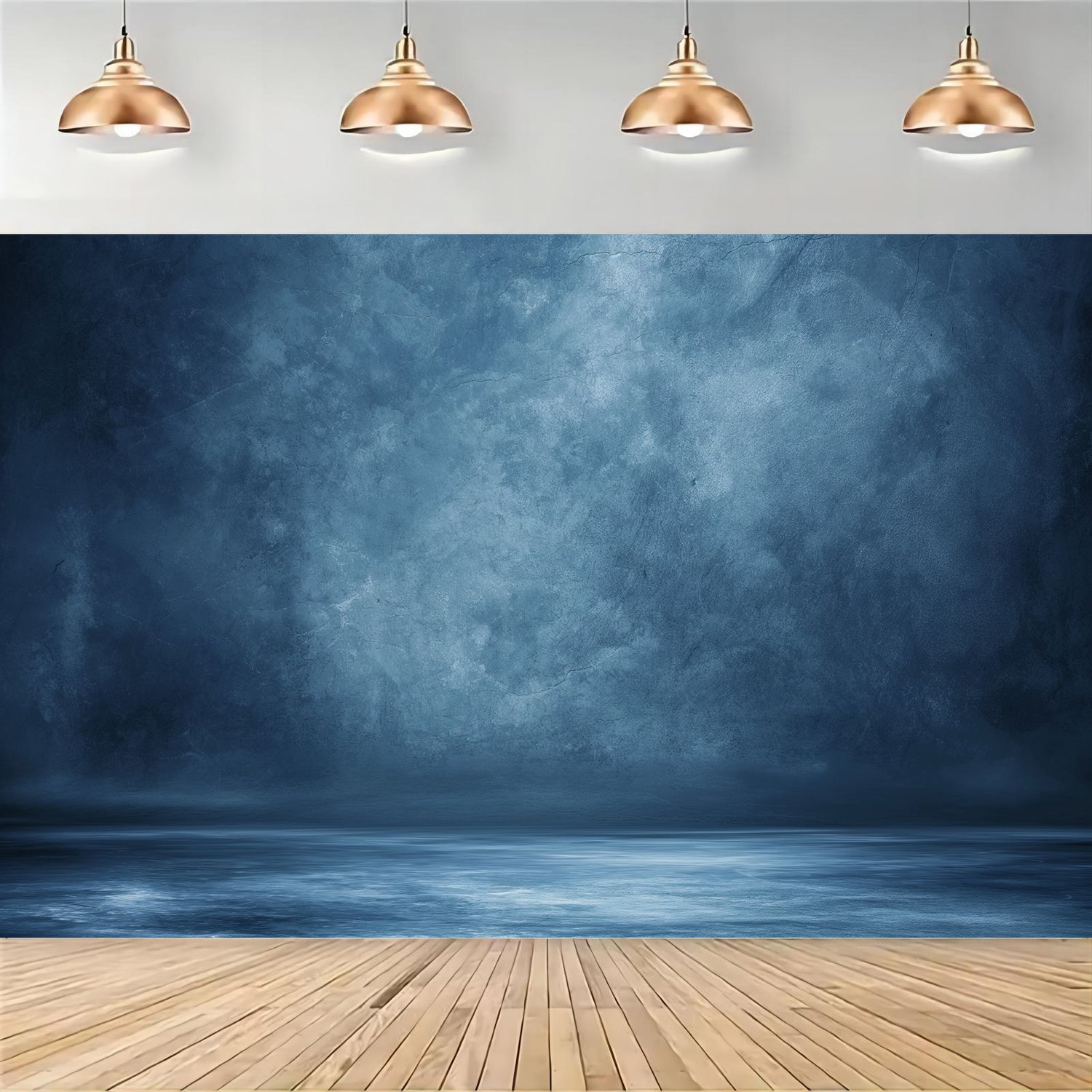 1pc Versatile Polyester Photo Backdrop - Abstract Dark Blue & Purple, Thick Party Background for Weddings, Birthdays, Anniversaries - Ideal for Family Cake Table Decor & Photo Booth Props