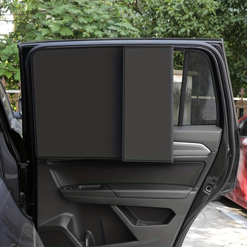 Premium Car Sunshade & Privacy Curtain - Polyester, Interior Insulation for Rear Seats, Ideal for Cars & RVs