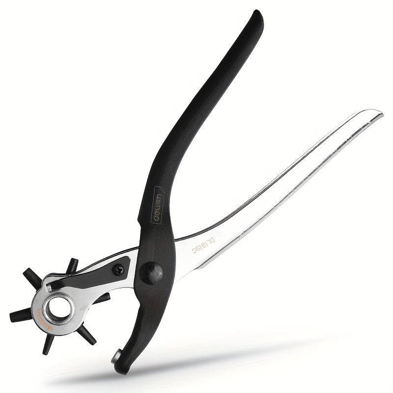 Leather Belt Hole Punch Plier - Create Professional-Looking Holes In Belts Of Multiple Sizes With This Puncher Tool!