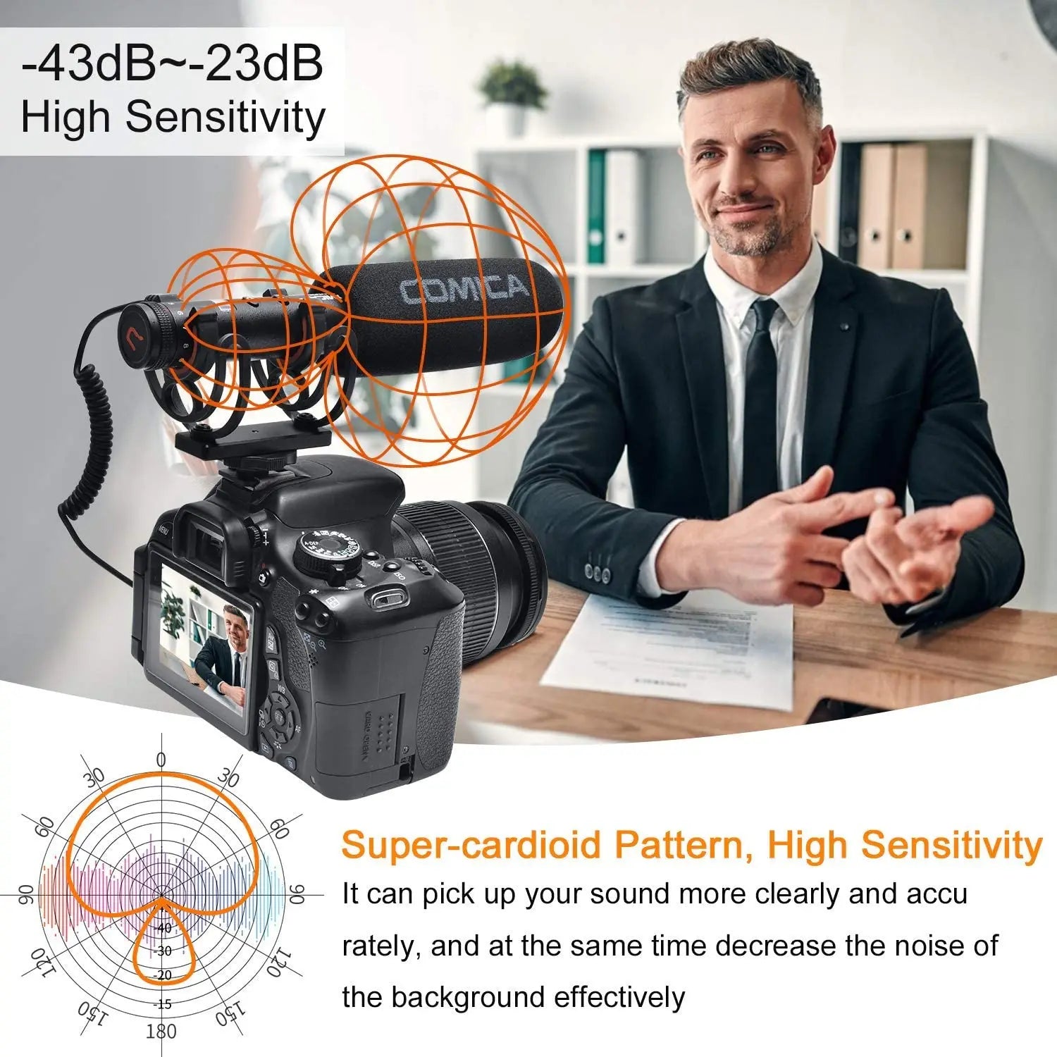 Comica VM20 Shotgun Microphone