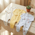 Carters-Pack-Of-3-Baby-Rompers-Cover-Yellow