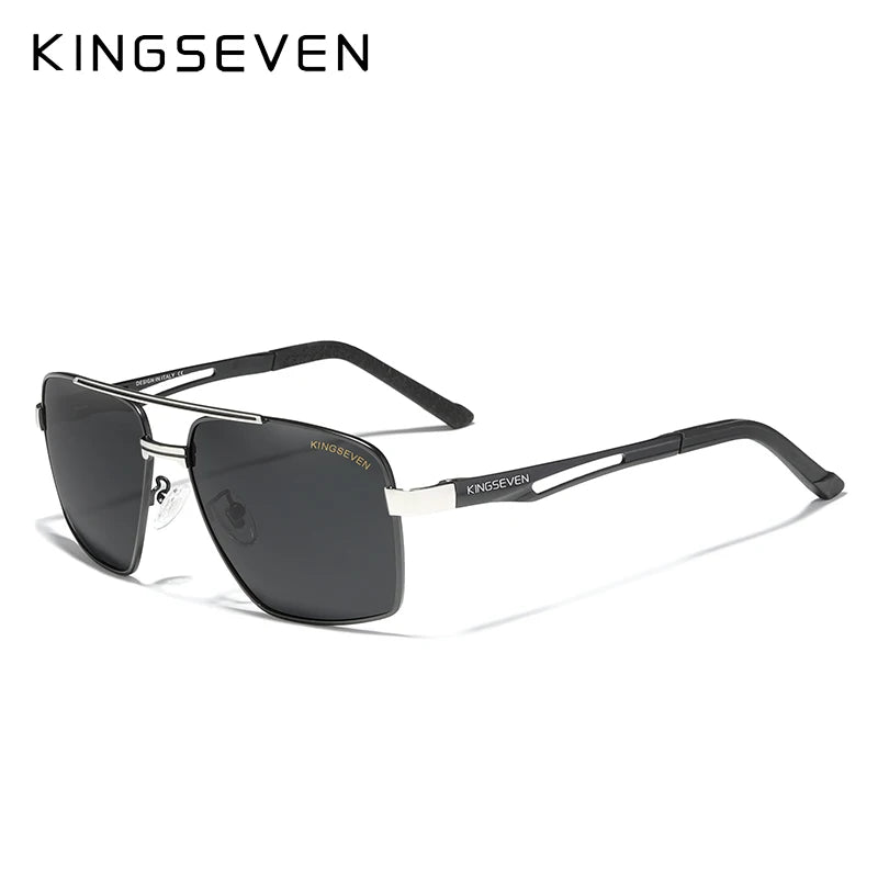 KINGSEVEN 2022 Brand Men's Aluminum Sunglasses Driving Eyewear For Men/Women Oculos De Sol UV Blocking  HD Polarized Sun Glasses