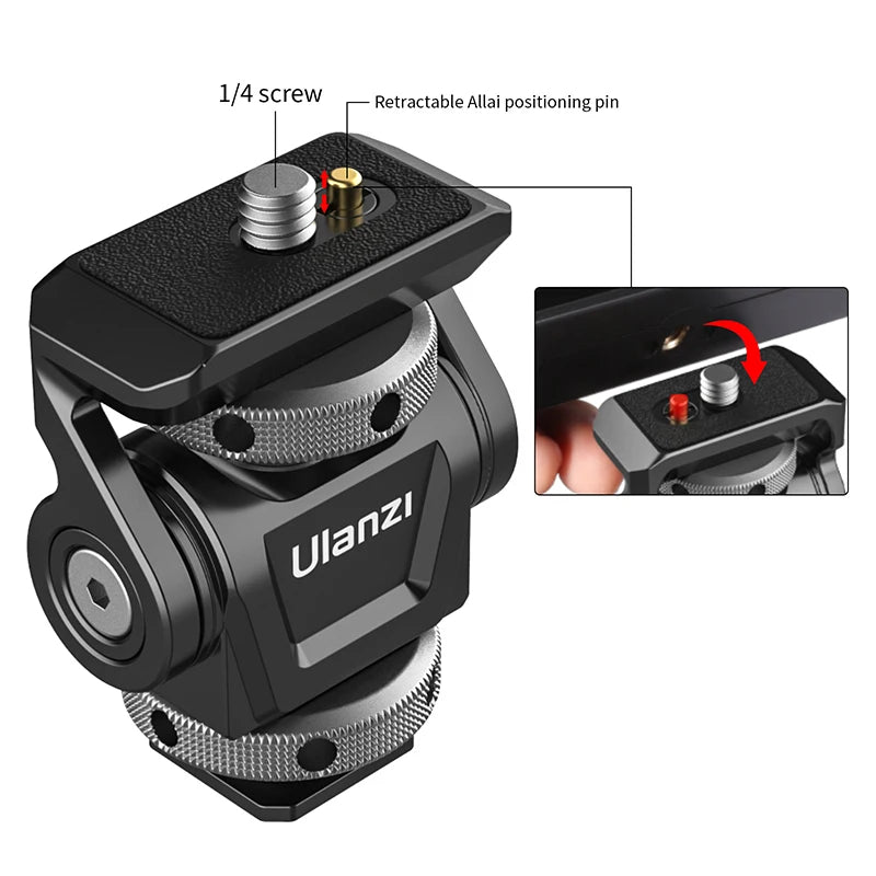 Ulanzi U-150 Universal DSLR Camera Monitor Mount 360 Rotation