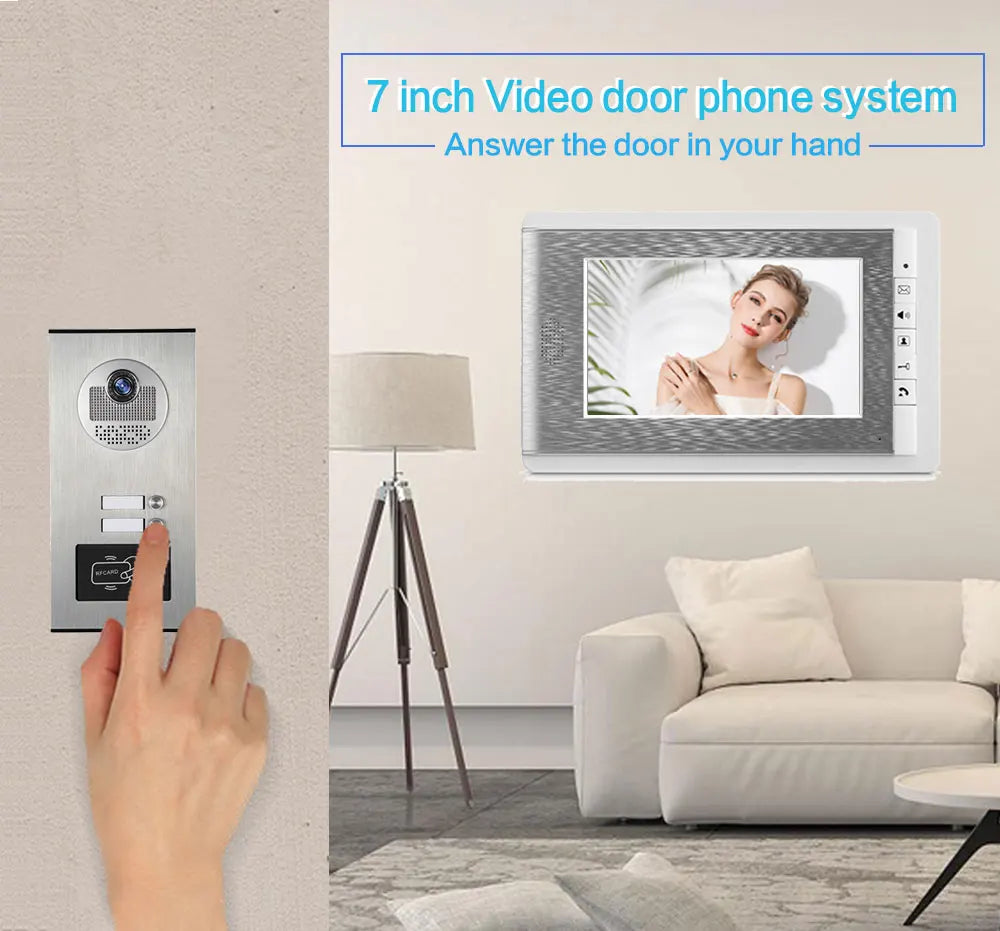 LCD Color Video Door Phone - Door bell